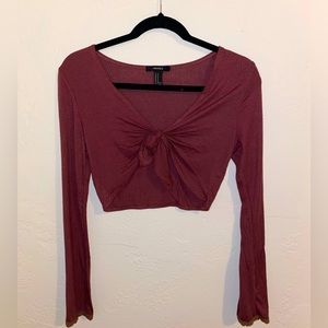 Forever 21 Long-sleeve Crop